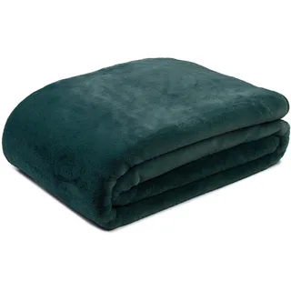 Gözze Wohndecke »Merino Wendewohndecke« kuschelig weich, grün