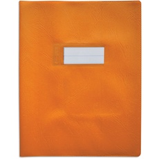 ELBA Lamm 25 Stück Buchschoner PVC blickdicht Ultra strapazierfähig 17 x 22 cm, orange