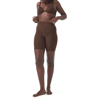 SPANX Shapewear für Damen Tummy Control Power Short (Regular und Übergröße), Chestnut Brown, M