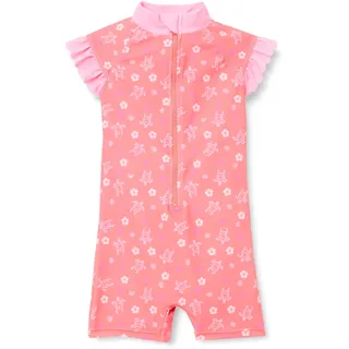 Playshoes UV-Schutz Einteiler Unisex Kinder Badeanzug Schwimmanzug Badebekleidung, Hawaii, 110/116