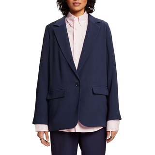 ESPRIT Damen 043EE1G315 Blazer, 400/NAVY, 44