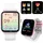 Ice Smart Junior 3.0 BT 44 mm Kunststoffgehäuse rosa Silikonarmband weiß M
