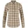 Övik Flannel Bluse Chalk White/Suede Brown XS