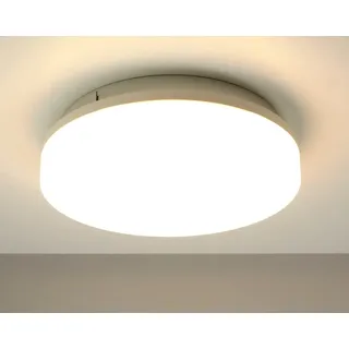 EMOS LED-Deckenleuchte TORI, wasserdichte 24 W Badlampe für Außen und Innen, 2400 lm runde Flurlampe/Badezimmerlampe, neutralweiß 4000K, Deckenlampe für Flur, Bad, Küche, Ø33cm