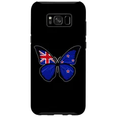 Hülle für Galaxy S8+ Neuseeland Butterfly Pride Neuseeland Flagge Wurzeln Neuseeland Neuseeland NZ Kiwi