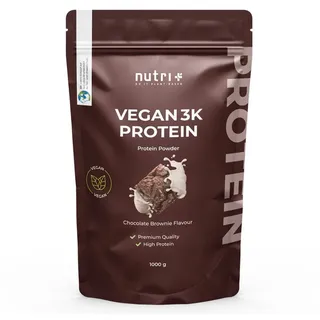 Vegan 3K Protein Schoko-Brownie Pulver 1000 g
