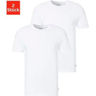 JACK & JONES T-Shirt 2er Pack JACBASIC CREW NECK TEE 2PK