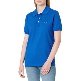 Trigema Damen Poloshirt , Blau (Royal 049) , XL