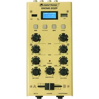 Omnitronic GNOME-202P Mini-Mixer gold