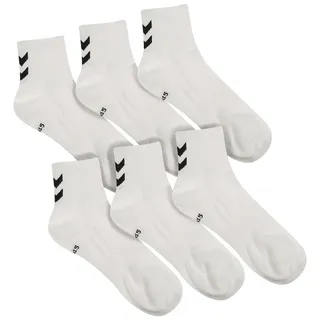 Hummel Chevron Kurze Socken 3 Paare - White - EU 41-45