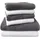 Brillant Handtuchset 6-tlg. grau