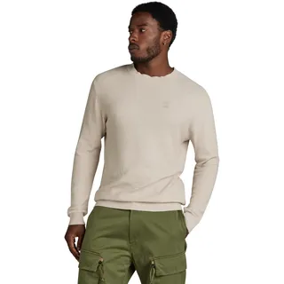 G-Star RAW Herren Moss Knitted Pullover, Beige (Whitebait D24461-D631-1603), XL