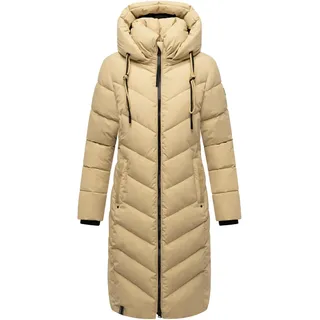 Steppmantel NAVAHOO "Steppmantel Sahnekatzii XIV", Damen, Gr. 4XL, beige (sand), Obermaterial: 100% Polyester PES.  Obermaterial: Futter: 100% Polyester PES. 100% Polyester PES., Mäntel Steppmantel