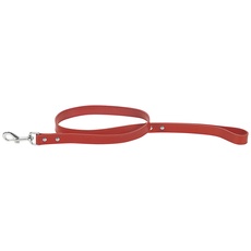 CHAPUIS SELLERIE SLA039 Hundeleine - Leder-Imitat rot - Breite 15 mm - Länge 1m - Größe S