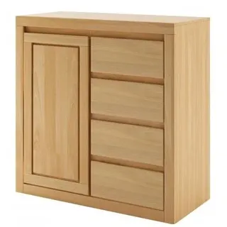 Kommode Anrichte Sideboard Echtholz Neu JVmoebel - Beige