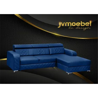 Ecksofa Lform Leder Moderne Möbel Design Wohnlandschaft Couch Samt Stoff Textil