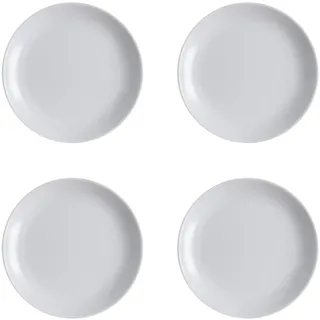Luminarc Diwali Granit Set 4 Dessertteller Opal Grau 19cm Grau