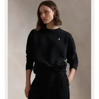 Polo Ralph Lauren für Damen. 211943006003 Fleece-Pullover schwarz (S), Lässig, Baumwolle