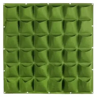 Vertikale Anbaubeutel, umweltfreundliches Material, platzsparendes Design, Grün 36 Taschen