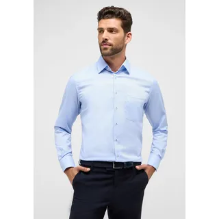 Eterna Langarmhemd »MODERN FIT« NON IRON (bügelfrei), blau