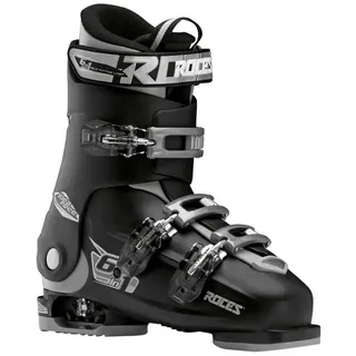ROCES Idea Up Kinder Alpin-Skischuhe Schwarz/Silber 19,0-22,0