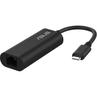 Asus USB-C2500 V2 Ethernet Adapter (RJ45 LAN, USB-C Hochgeschwindigkeitsübertragung, kompatibel mit 2.5G/1G/100Mbps)