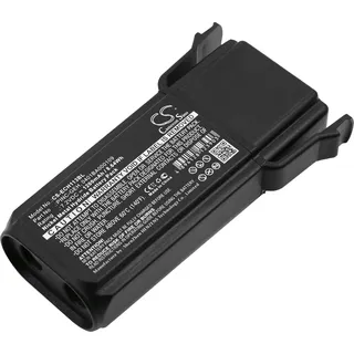 TECHTEK Akku Kompatibel mit [ELCA] CONTROL-GEH-A, CONTROL-GEH-D, Elca Techno-M, GENIO-M, GENIO-P, GENIO-PUNTO, Genio-Sfera, Genio-Silux, PINC-GEH, SF - Schwarz