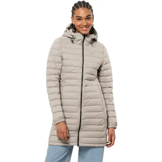 Jack Wolfskin Damen GLOWING MOUNTAIN COAT W, winter pearl, M