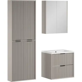 Badmöbel-Set Vicco Ruford Cashmere 4 Teile, Model 59634 - Weiß
