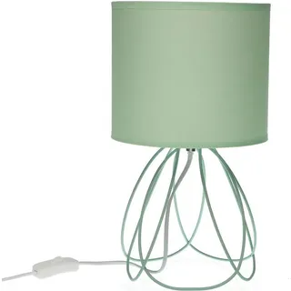 Versa Mila Tischlampe Rot 20 x 36 cm Metall - Rot