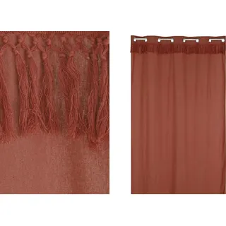 Vorhang Home ESPRIT Terrakotta 140 x 260 x 260 cm - Orange