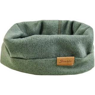 Sterntaler Schlauchschal aus Jersey mit Melange-Effekt - Unisex Accessoires für Babys und Kleinkinder - angenehm und warm - grün melange, Gr. 2