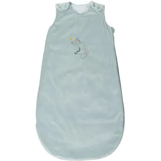 Nattou Babyschlafsack für Herbst und Winter, Aus Baumwolle und Polyester, Dachs Felix, TOG 2,5, Ca. 90 cm, 6-24 Monate, Felix und Leo, Hellblau