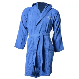 arena Zeppelin Light Herren- und Damen-Bademantel aus Baumwolle, Baumwoll-Bademantel mit Kapuze und Taschen, Unisex-Bademantel aus Frottee, Angenehm und Leicht