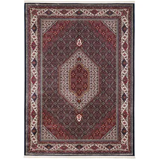 Novel Läufer , Blau , Textil , orientalisch , rechteckig , 80x300 cm , Oeko-Tex® Standard 100 , für Fußbodenheizung geeignet, pflegeleicht , Teppiche und Böden, Teppiche, Teppichläufer, Läufer