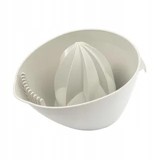 KADAX Manuelle Zitronenpresse aus Kunststoff, Fruchtsaftpresse, Fruchtpresse (Weiß) - Weiß, Schwarz, Hellgrau, Dunkelgrau