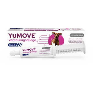 YuMOVE Durchfall Hund - 60ml Paste - Gegen Akuten Durchfall Hund & Beruhigung Magenprobleme - Effektive Stop Wirkung & Sanfte Pflege - Probiotische Formel für Vitalität & Kraft - Premium Qualität