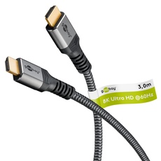 Bild 65262 Ultra High-Speed HDMI-Kabel, 8K / Display Kabel - 3m - Schwarz