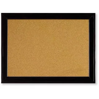 Quartet Kork Pinnwand, 27,9 x 43,2 cm, Korkboard Home Décor, Rahmen schwarz (79279)