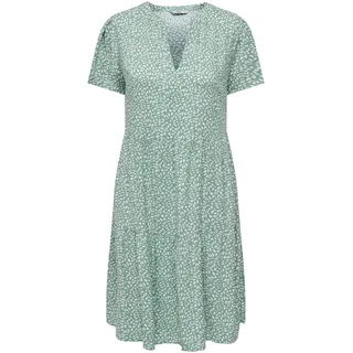 Only Sommerkleid Grün/Weiß 42