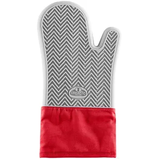 Dr.Oetker Topflappen , Grau , Textil , Wellen , Füllung: Baumwollfüllung , 17.1x1.9x32 cm , schützt vor Verbrennungen, für Links- und Rechtshänder geeignet , Heimtextilien, Geschirrtücher & Schürzen, Topflappen & Kochhandschuhe