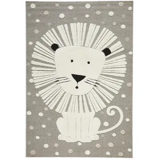 Ben'n'jen Kinderteppich , Grau , Textil , Tier , rechteckig , 120x170 cm , ISO 9001, Bsci, Oeko-Tex® Standard 100, Made in Turkey , für Fußbodenheizung geeignet, in verschiedenen Größen erhältlich, pflegeleicht, leicht zusammenrollbar , Teppiche und Böden, Teppiche, Kinderteppiche