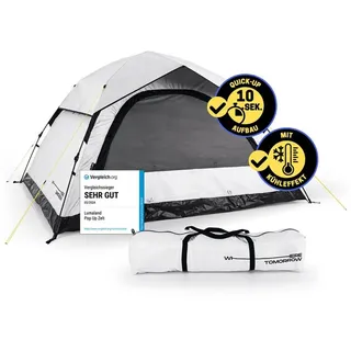 Where Tomorrow Wurfzelt 4 Personen Schwarz/Weiß