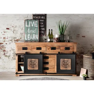 Die Faktorei Mark Nr.1 Sideboard Mangoholz Natur 150x45x80cm