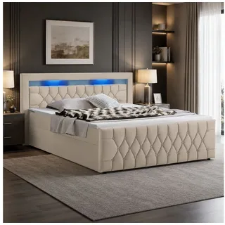 Juskys Leona 140 x 200 cm H4 Beige