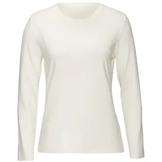 LASCANA Langarmshirt Damen creme Gr.36/38