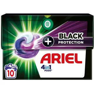 Ariel All-in-One Pods +Revitablack Waschmittelkapseln - 10 Stück / 10 Pods/Kapseln für BLACK Schwarz *NEU&OVP*