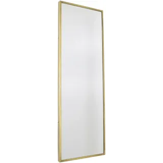 Loft42 Wandspiegel Rimo Messing , Messingfarben , Metall , 40x120x4 cm , Spiegel, Wandspiegel