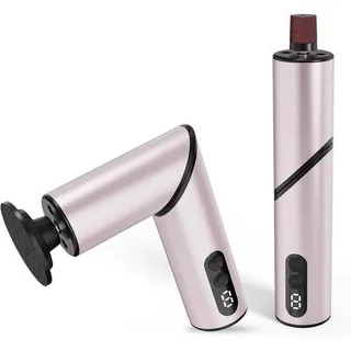 Elektrische voetvijl 2-in-1, 900 Umdrehungen pro Minute, 9 Stufen, für Fusspflege, rosa, 9 Stufen, für Fusspflegegerät - Rosa
