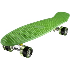 Ridge PB-27-Green-ClearGreen Skateboard, Green/Clear Green, 69 cm